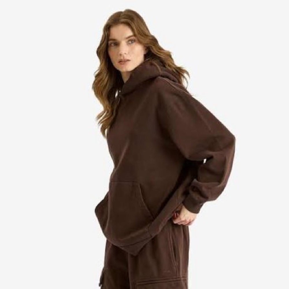 SKIMS Espresso Brown Hoodie for Women